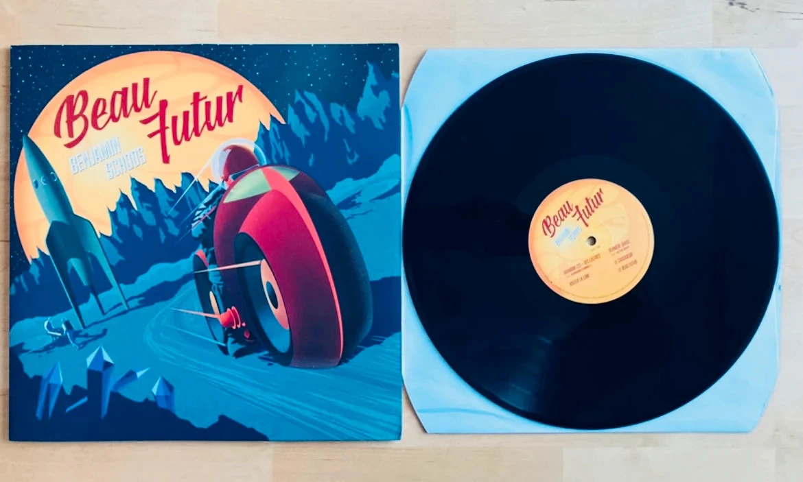 Disco de vinilo 33t Benjamin Schoos Beau Futur. – photo 3